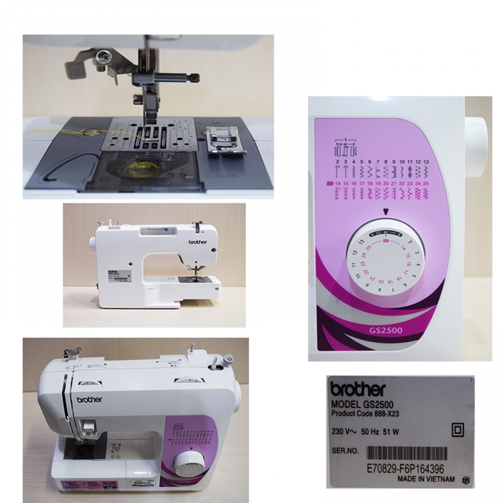Máy may gia đình Brother GS2500 - Hàng chính hãng
