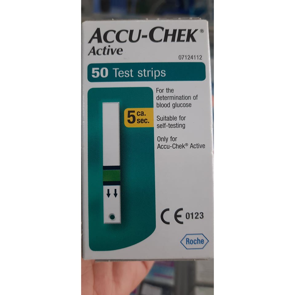 [Chính hãng] Que thử đường huyết Acc-chek Active (hộp 50 que)
