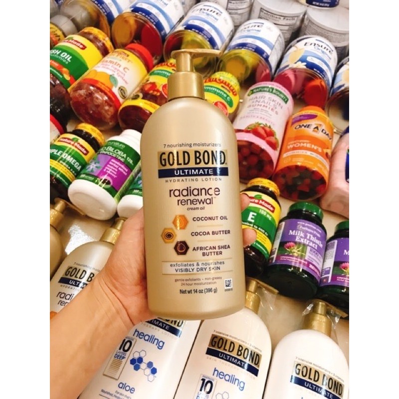 Dưỡng thể Gold bond của Mỹ