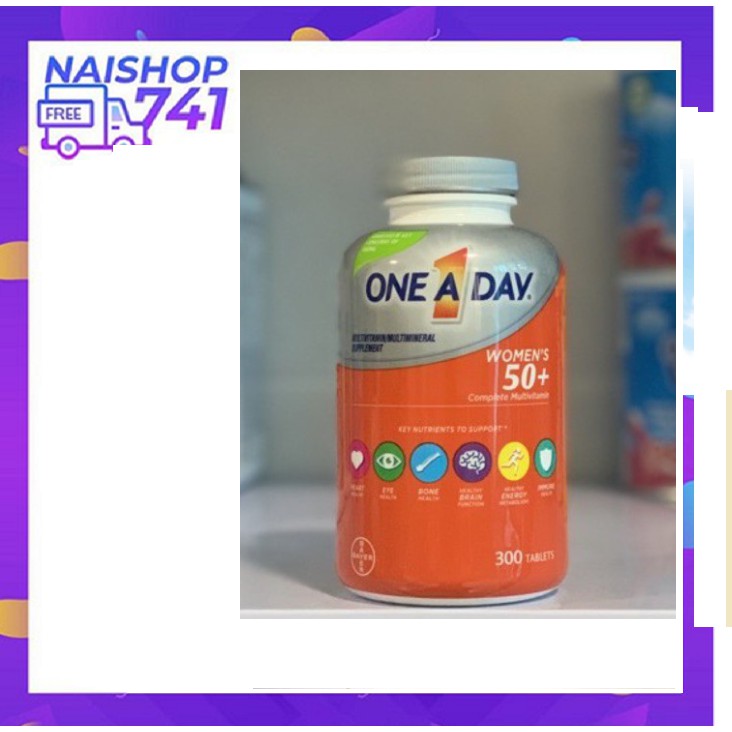 One A Day Dành Cho  Nữ Trên 50 Tuổi Chai 300 Viên