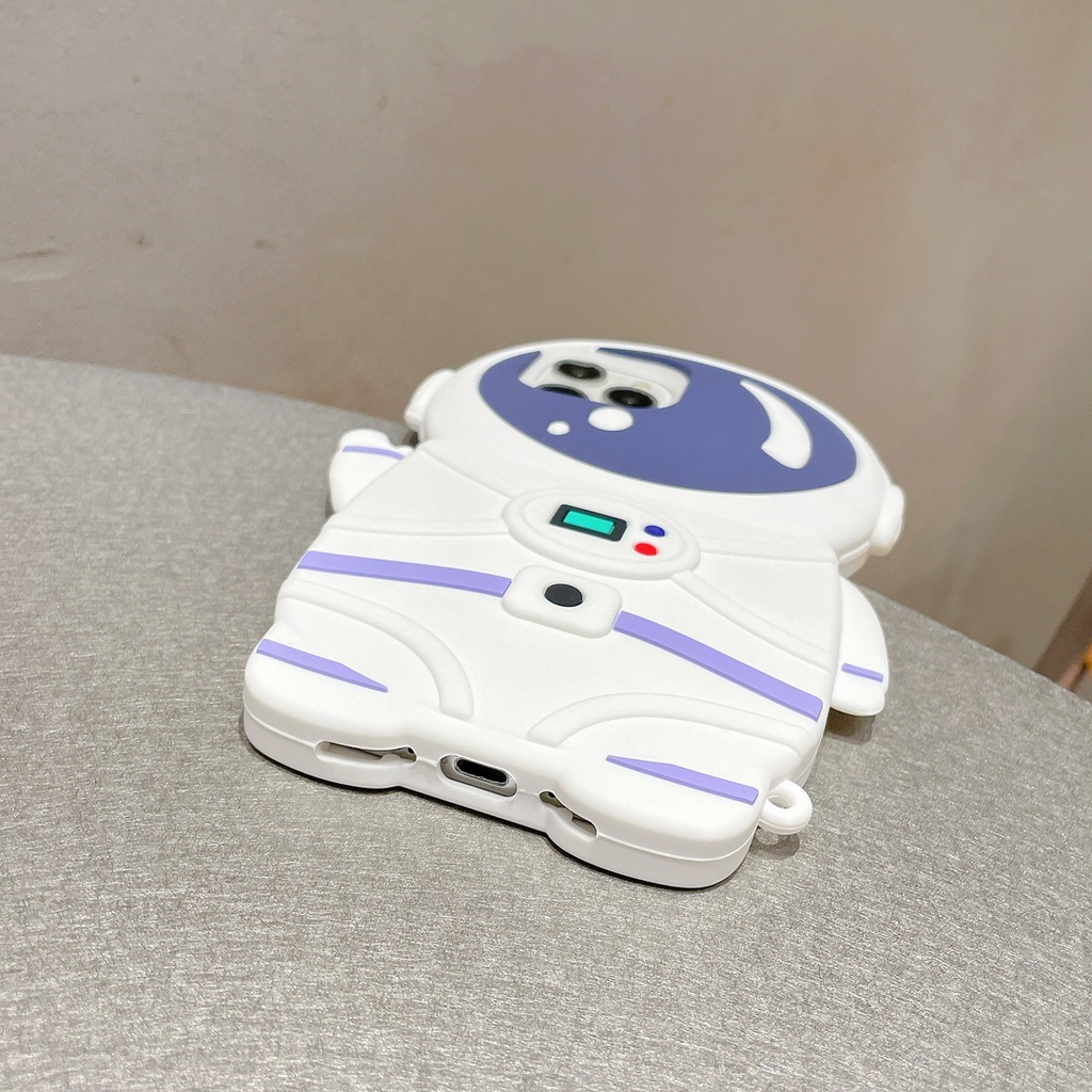 Ốp Điện Thoại Silicon Mềm Hình Phi Hành Gia 3D Cho Iphone 14 14 pro max 14 PLUS 13 12 pro max 11 pro max xs max xr x 7 8 PLUS 6 6S PLUS