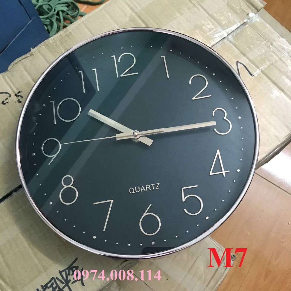 [GIÁ HỦY DIỆT] Đồng hồ treo tường quartz cao cấp kim trôi