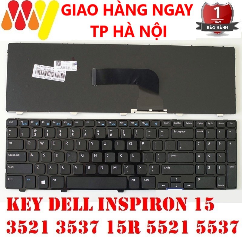 Bàn phím Laptop Dell Inspiron 15 3521 3537 15R 5521 5537