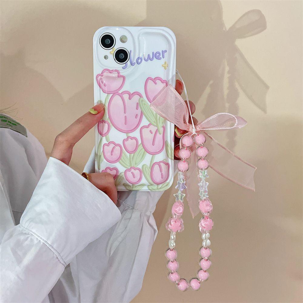 Ốp Điện Thoại Có Dây Đeo Chống Thất Lạc Hình Nơ Cho Harry
