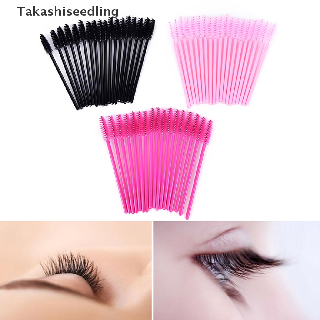 [Hàng mới về] 50 cọ lông mi dùng một lần dụng cụ trang điểm mascara