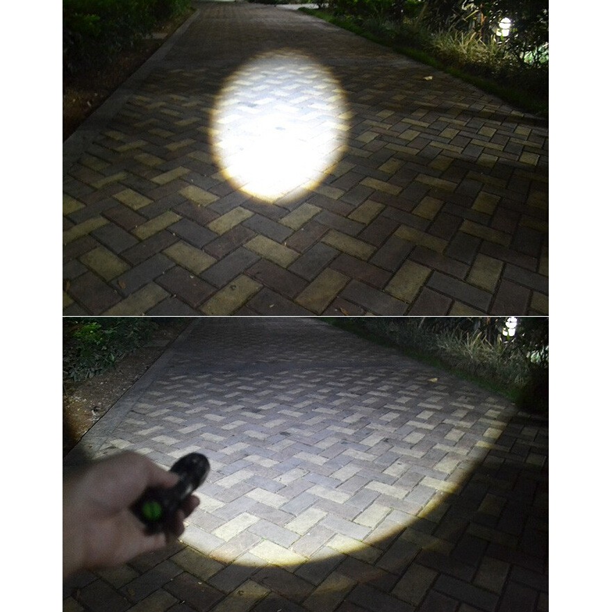 Đèn pin siêu sáng Ultrafire S15 bóng led XPE Q5 LED có thể zoom xa gần