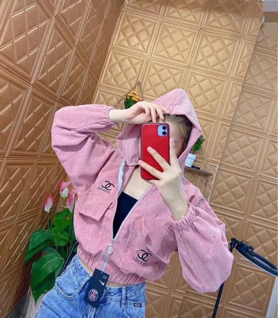 [Mã WASTMAY giảm 15% tối đa 30K đơn 150K] Áo khoác bomber kaki nhung tăm kéo khoá mũ | BigBuy360 - bigbuy360.vn