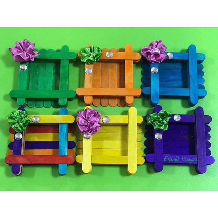 Que kem màu  - Que đè lưỡi - 15x2 cm