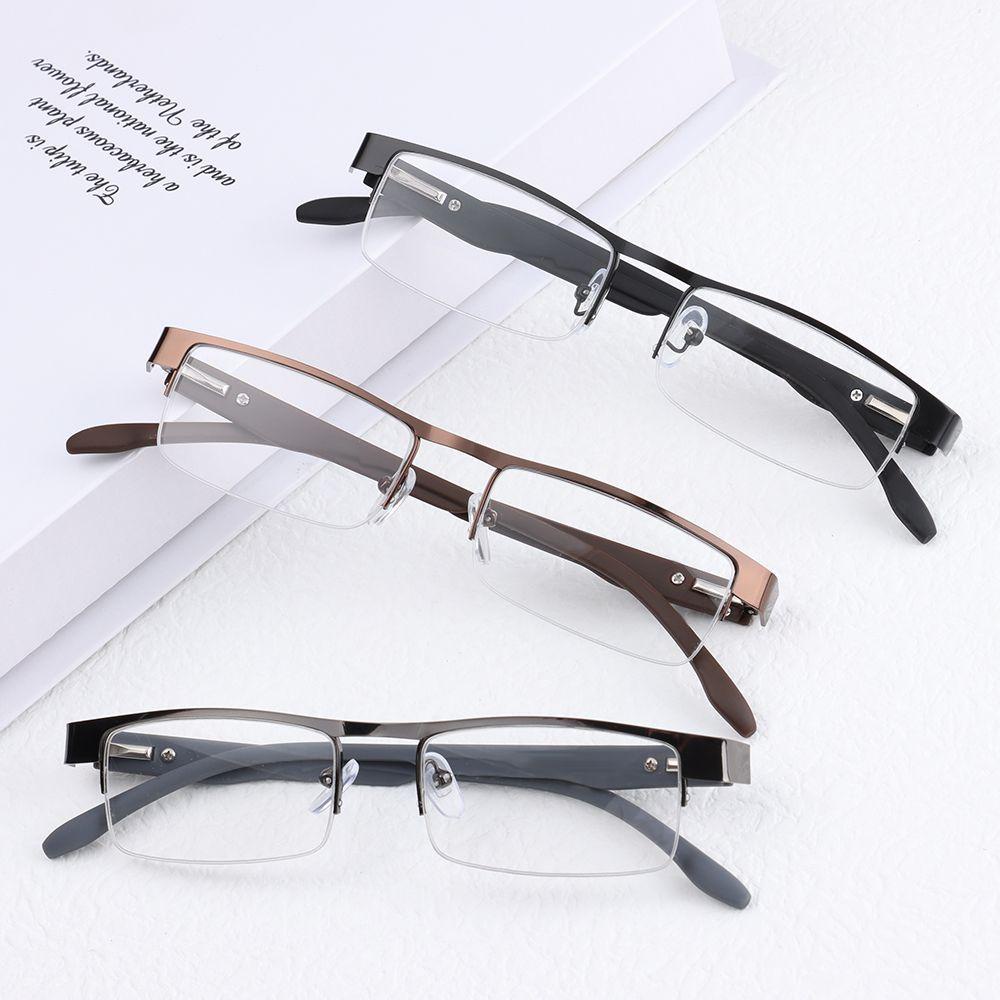 Kính Đọc Sách Nửa Gọng Chống Ánh Sáng Xanh Phong Cách Vintage