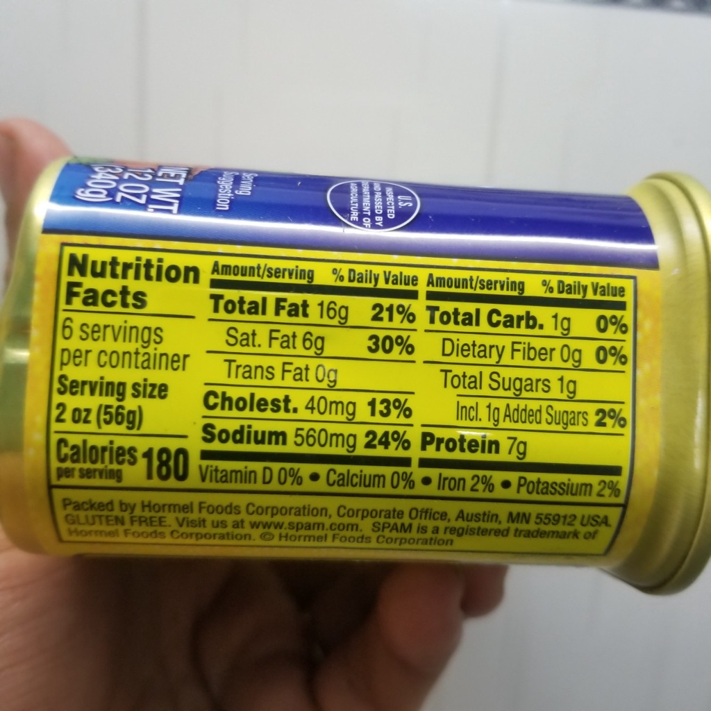 Thịt hộp Hormel SPAM® Classic 340g - Nhập Khẩu Mỹ