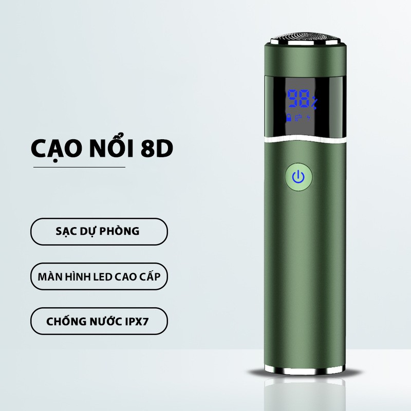 Dao cạo râu, Máy cạo râu 8D cao cấp - Công nghệ chống thấm nước IPX7 mới nhất - Tự động mài lưỡi dao