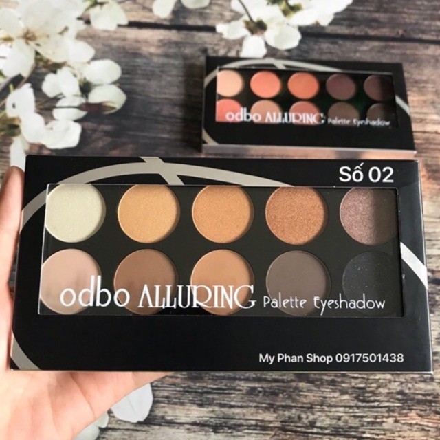 Bảng Màu Mắt ODBO Alluring Palette Eyeshadow OD250