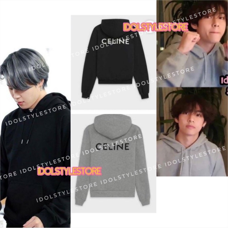 Áo nỉ mũ Celin như Jimin V