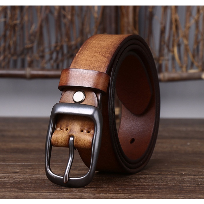 Thắt lưng da Retro 1 kim ( 3.3mm)