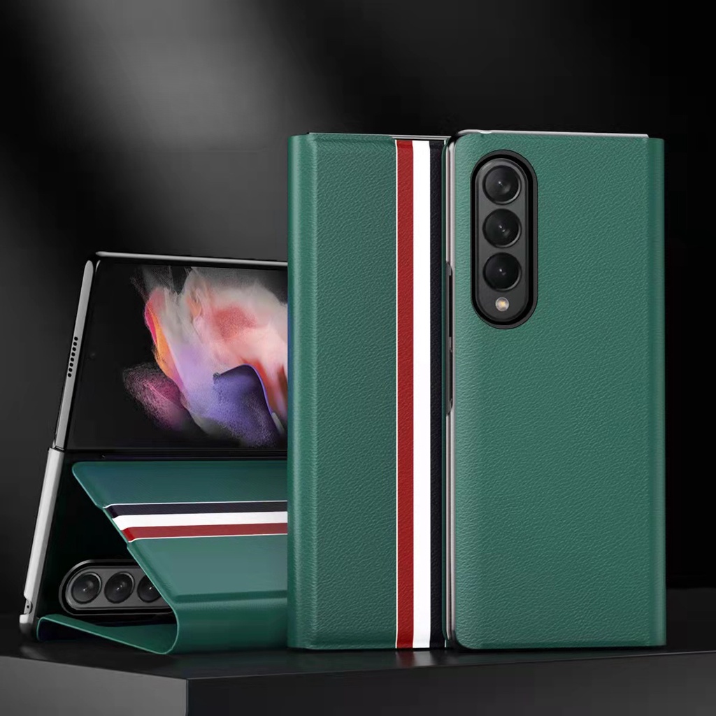 Ốp Điện Thoại Da Gập 3 Chống Va Đập Bảo Vệ Toàn Diện Cho Samsung Galaxy Z Fold 5 Fold 4