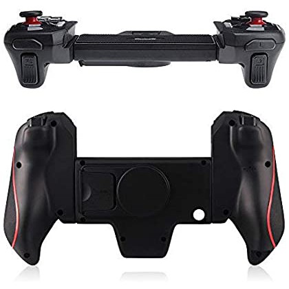 TAY CẦM CHƠI GAME , TAY BẤM GAMEPAD ĐIỆN THOẠI SAITAKE STK 7003 BLUETOOTH MÀU ĐỎ ĐEN