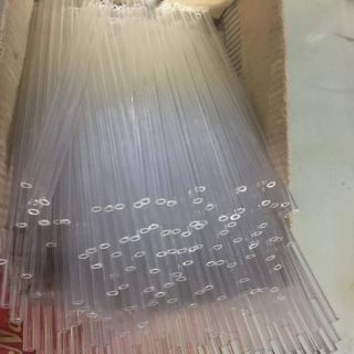 Ống hút thủy tinh combo 100 trắg