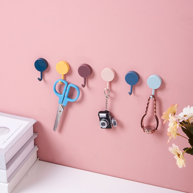 Móc gắn tường treo chìa khóa và trang trí nhà bếp dễ thương nhiều màu sắc