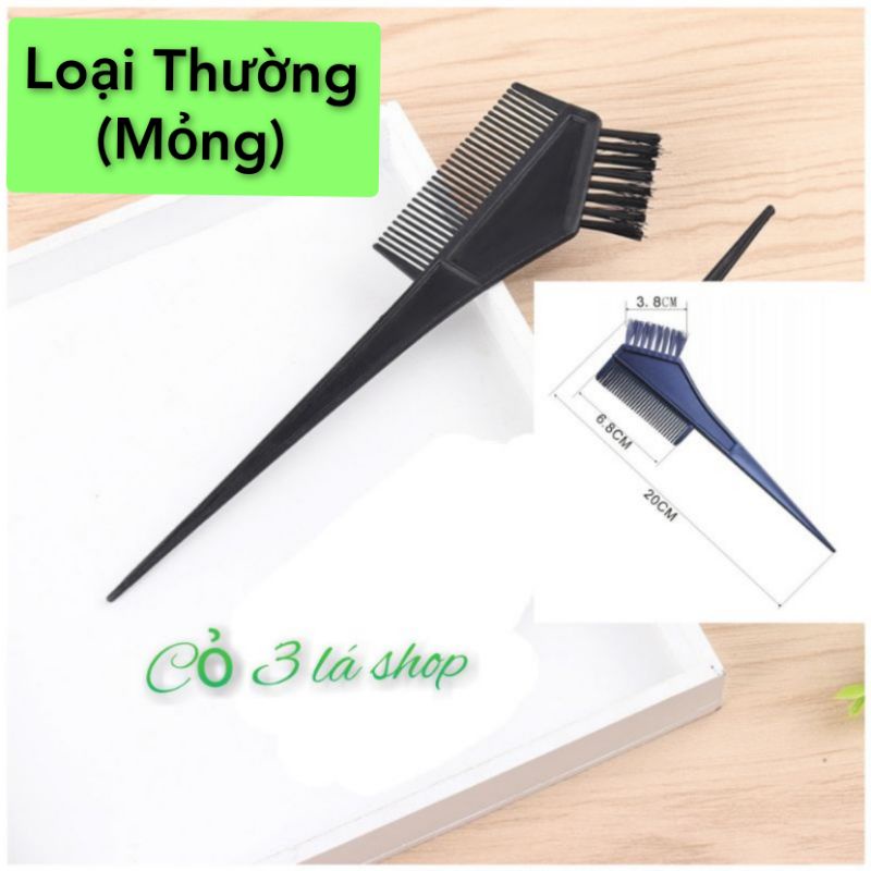 Lược nhuộm tóc 2 đầu tại nhà, salon (1 cây) loại thường,mỏng ,giá rẻ