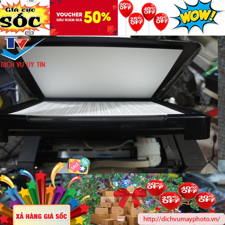 Máy in phun màu cũ đa năng Epson L365 L360 L350 L351 L380 L385 In màu in đen trắng Photocopy Scan màu