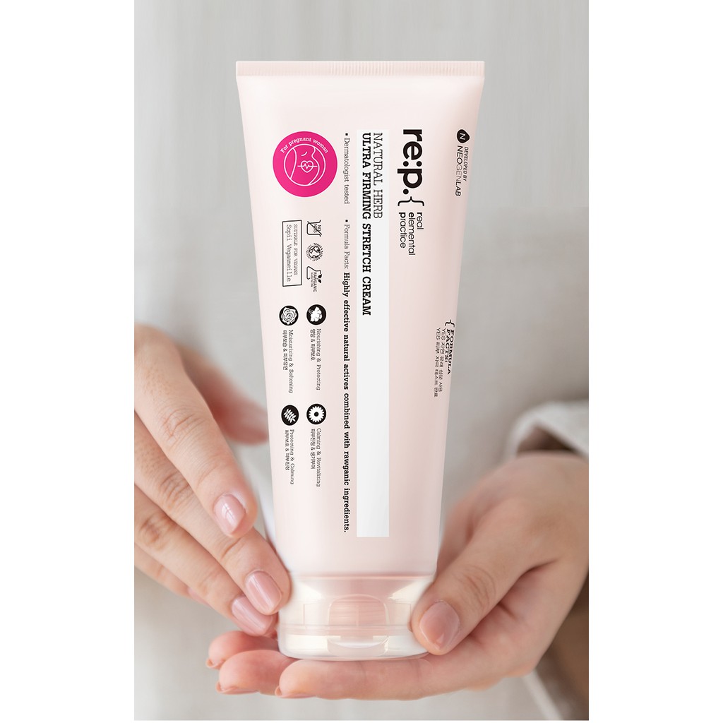 [Mã FMCGMALL -8% đơn 250k] Kem Giảm Rạn, Săn Chắc Da, Làm Mờ Sẹo RE:P Natural Herb Ultra Firming Stretch Cream 200ml