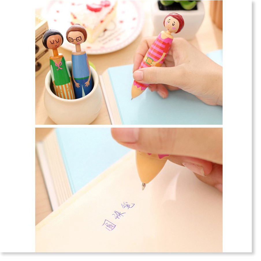 Bút bi kiểu đang độc lạ👉BH 1 THÁNG 👈 Bút bi hình búp bê kiểu dáng lạ mắt làm quà tặng cho bé,thiết kế xinh xắn 8488