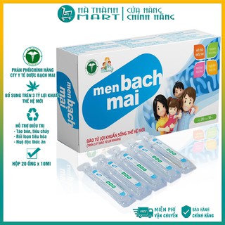 Men bạch mai, men tiêu hóa cho bé - Hàng chính hãng Dược Bạch Mai - Date mới nhất [FREE SHIP]
