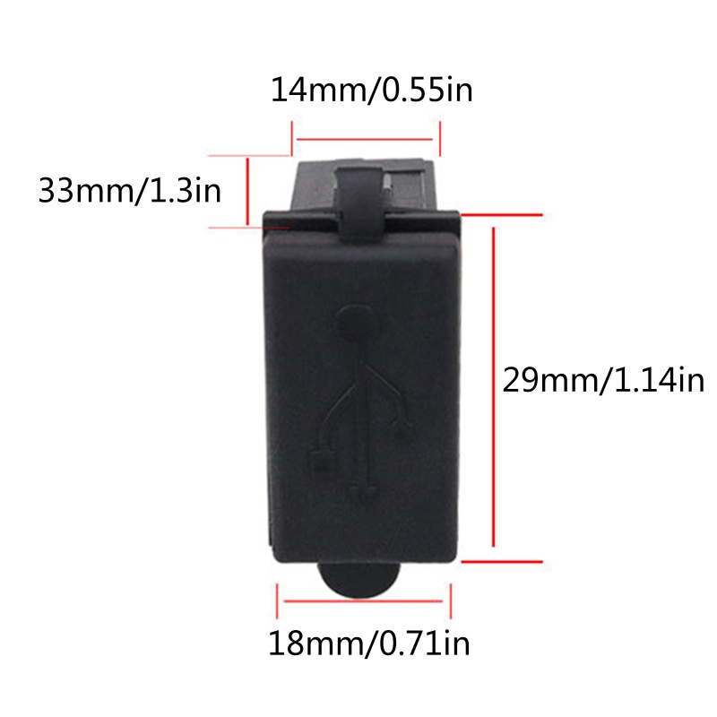 Bộ Sạc Xe Hơi 12-24V 2.4A Cổng USB