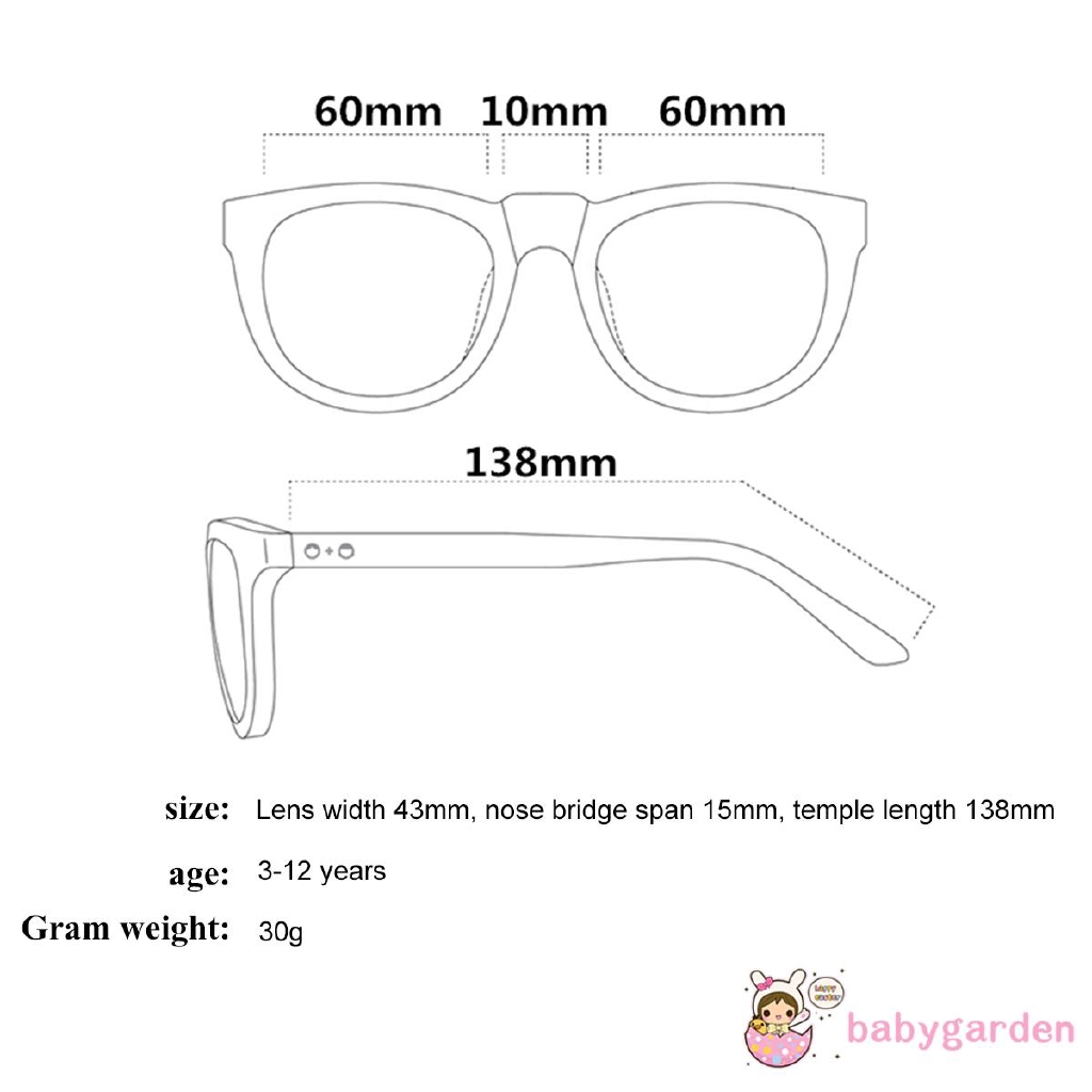 Kính Mát Chống Tia Uv400 Cho Bé Từ 3-12 Tuổi