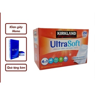 Giấy xả thơm quần áo kirkland ultrasoft 250 tờ