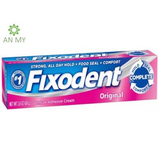 Keo dán hàm giả Fixodent 68g