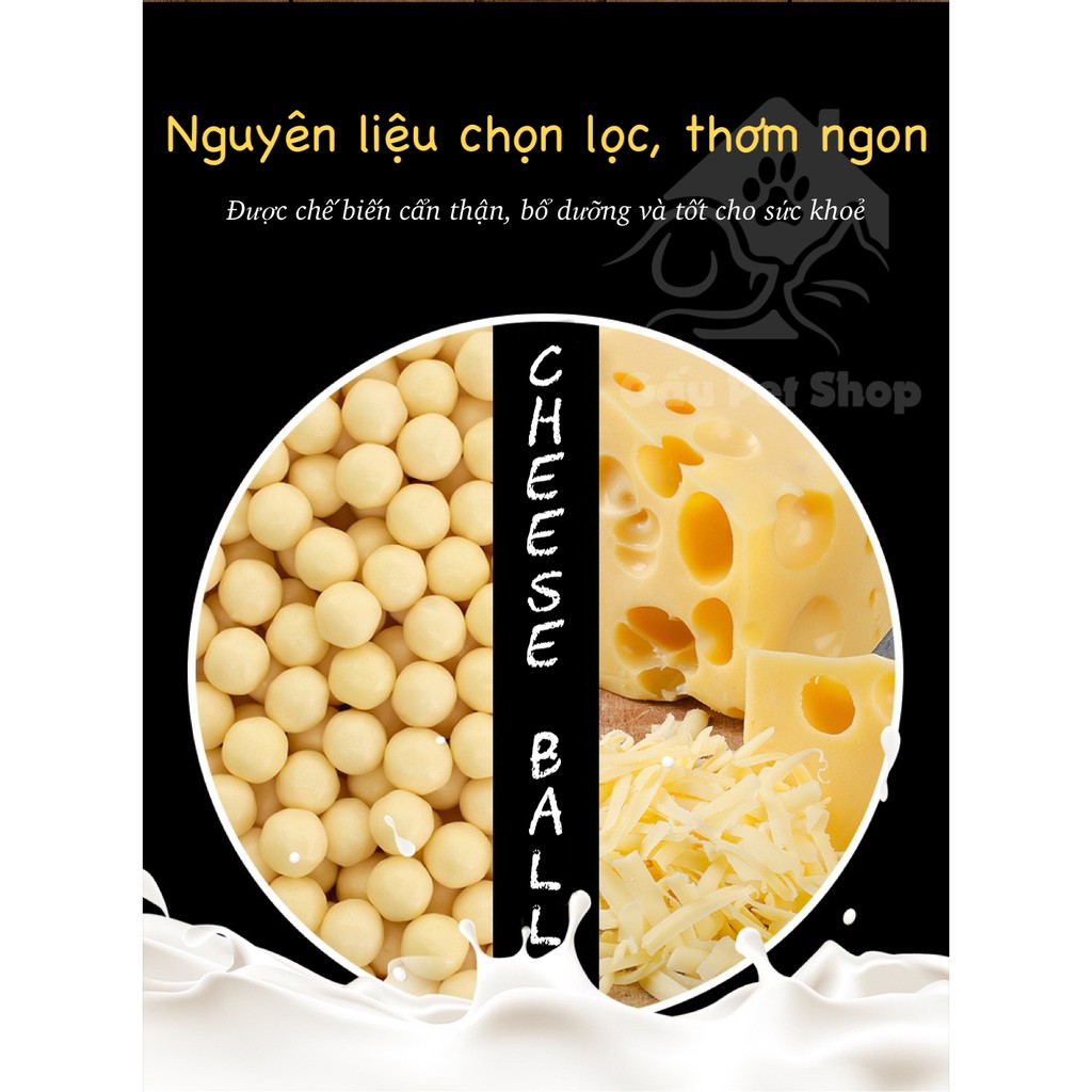 [ 100gr ] Cheese Ball - Phomai Viên Cao Cấp Cho Thú Cưng 🧀