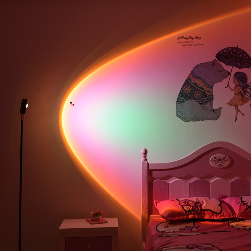 Đèn Led Cầu Vồng Trang Trí Nội Thất Độc Đáo