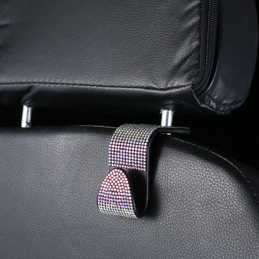 MAG Móc Treo Đồ Gắn Lưng Ghế Xe Hơi Đính Đá Lấp Lánh Tiện Dụng