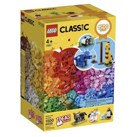 Lego chính hãng - Set 11011 - Box gạch sáng tạo 1500 chi tiết
