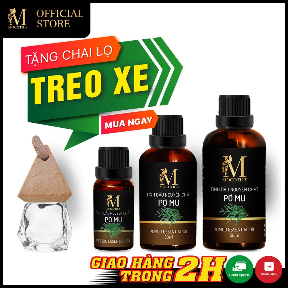 Tinh Dầu Pơ Mu (Hinoki) Mocotics |  100% Nguyên Chất Tự Nhiên | Xông Thơm Phòng, Làm Đẹp | Có Giấy Kiểm Định QUATEST3