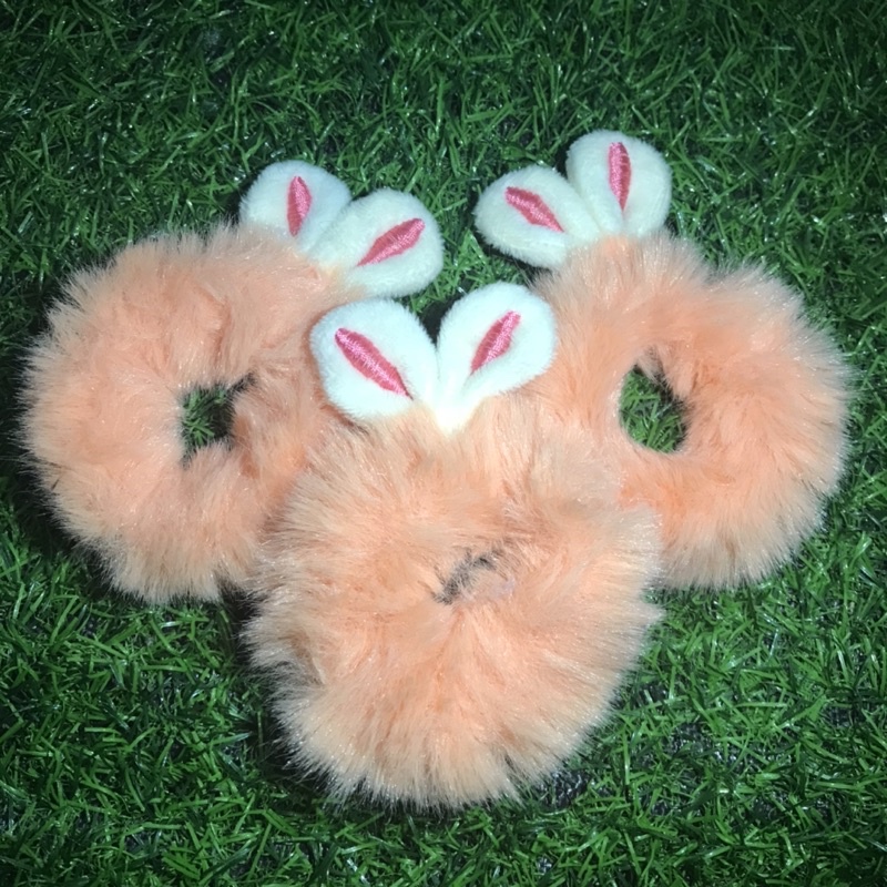 Dây Buộc Tóc Lông Tai Thỏ Xinh Xắn Đáng Yêu