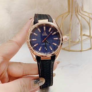 Đồng Hồ Thời Trang Nam Omega Đeo Tay Cao Cấp Chống Nước Dây, Viền Kim Loại Thép Không Gỉ
