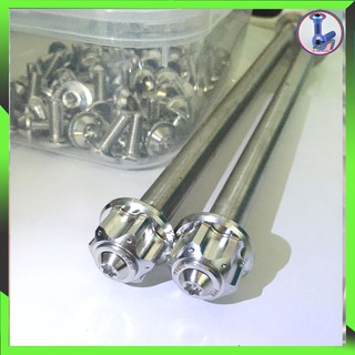 {Fee ship - Hàng có sẵn } Trục cốt và ốc kiểu Salaya- xe máy Hond, Yam, Su (cặp trước + sau), ốc kiểu xe máy