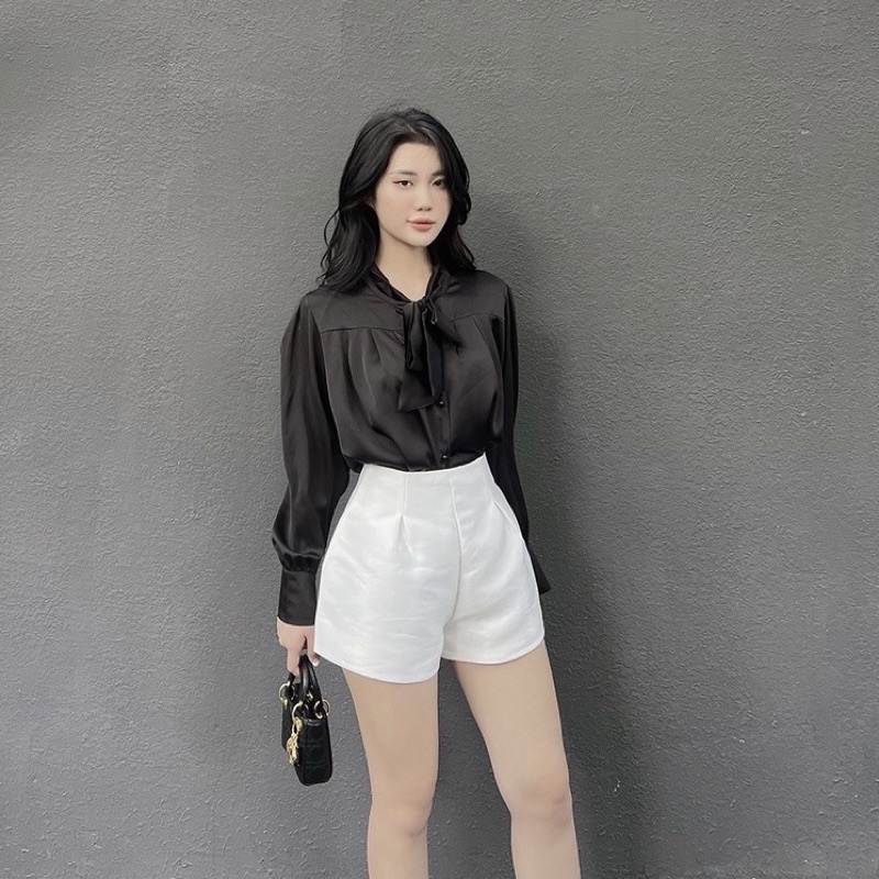 [Freeship] hình thật - Short lưng cao hàng chuẩn thiết kế 2 lớp siêu xịn