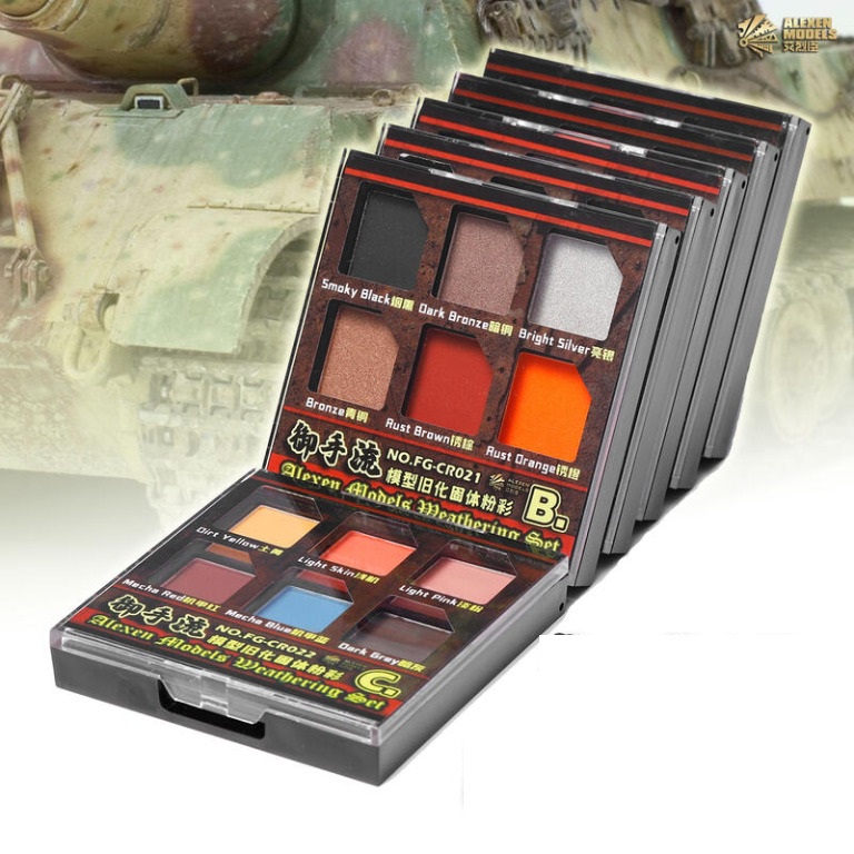 Alexen Weathering Set A B C D- Màu tạo hiệu ứng thời tiết mô hình