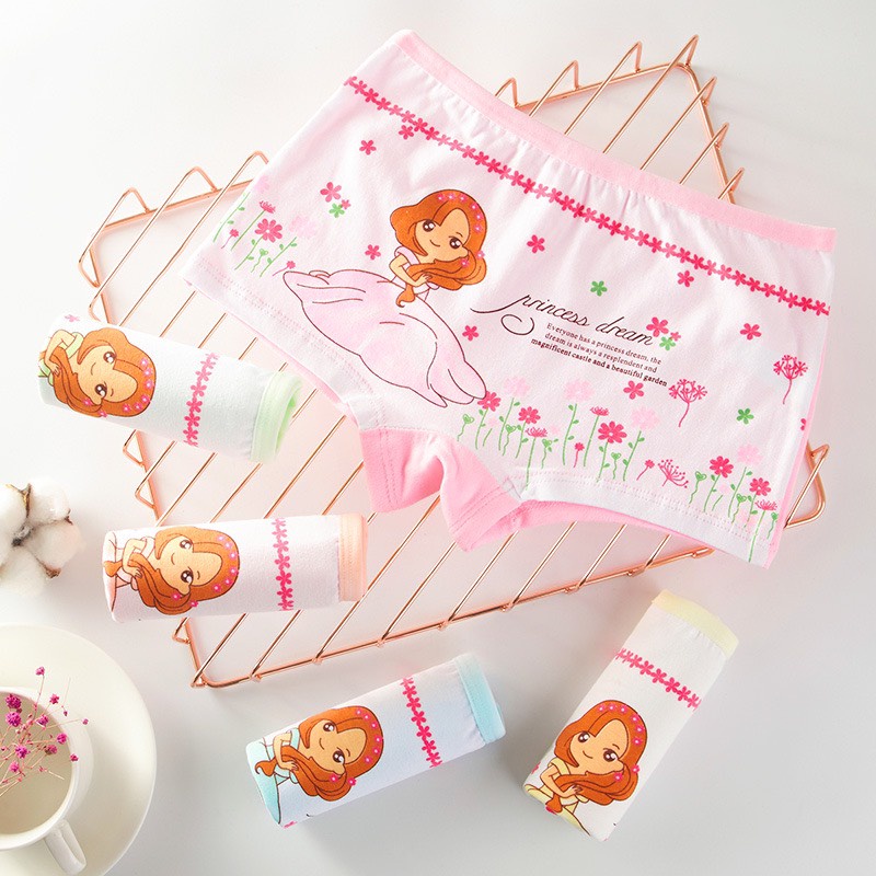 Quần chip cho bé gái, mẫu mới 2022, chất liệu cotton thoáng mát - Hàng Quảng Châu Cao Cấp (QC34)