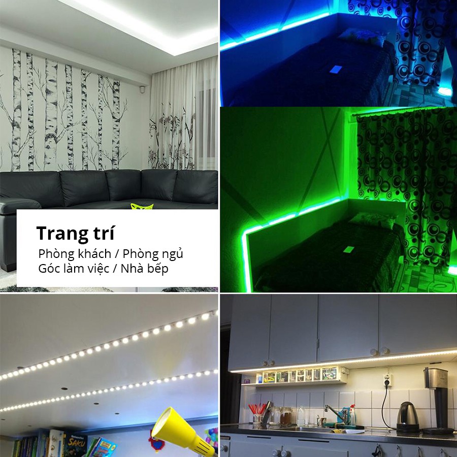 Dây Led đơn sắc 5050 12V - Loại trần có keo 2 mặt | BigBuy360 - bigbuy360.vn