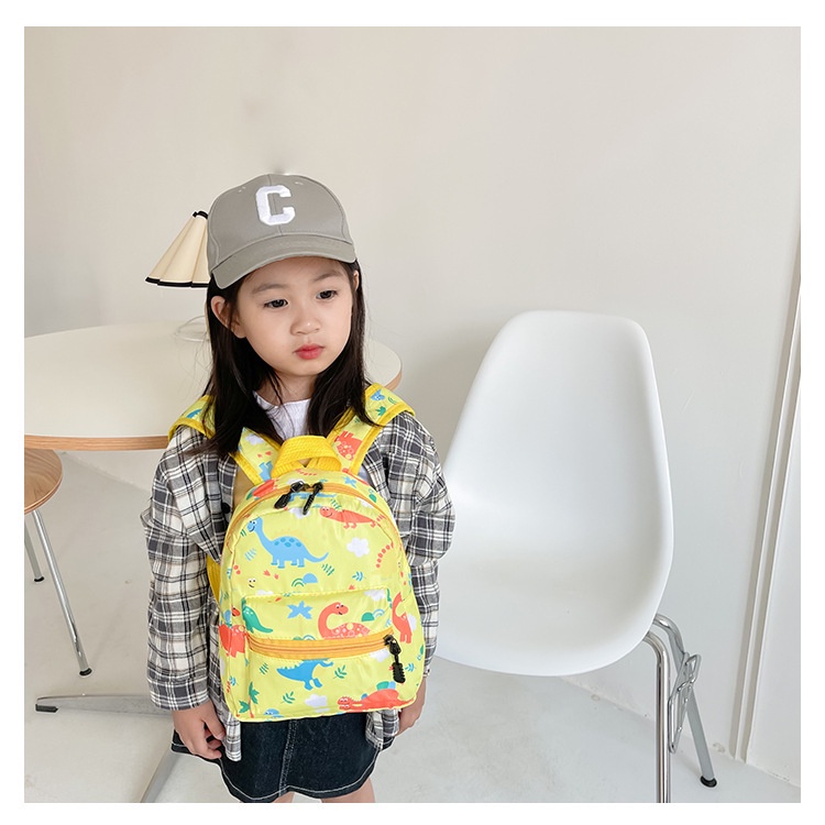 Balo Đi Học Họa Tiết Khủng Long Hoạt Hình Đáng Yêu Cho Trẻ Em