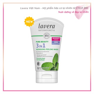 [NEW] PURE BEAUTY - Sữa rửa mặt 3in1 hữu cơ Lavera dành cho da hỗn hợp dầu mụn - Mỹ phẩm tự nhiên Đức