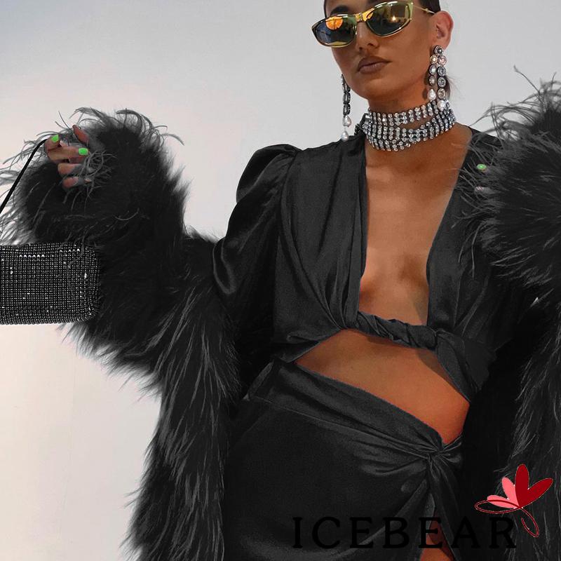 Áo Thun Nữ Dài Tay Cổ Chữ V Màu Sắc Thanh Lịch