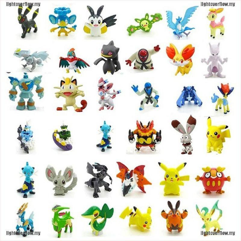 Set 24 Mô Hình Pokemon Mini Dễ Thương Kích Thước 2 3cm