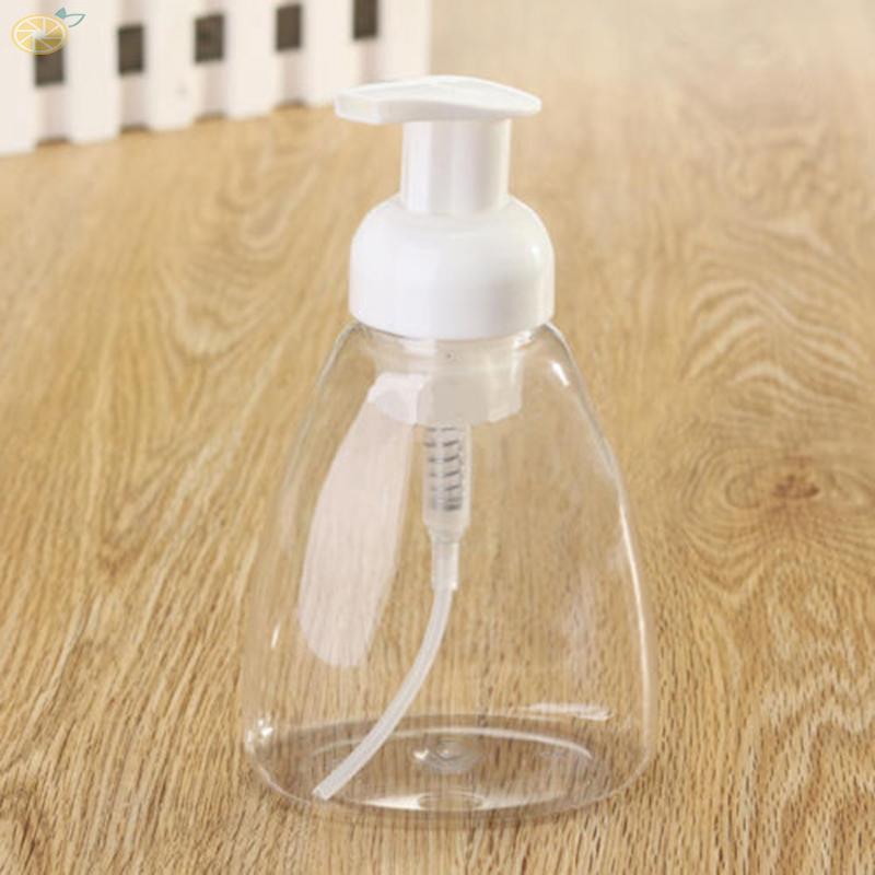 Bình đựng xà phòng có vòi bơm ra bọt bằng PET 16*9.3*5.4cm 6.30*3.66*2.13 inch 300ml