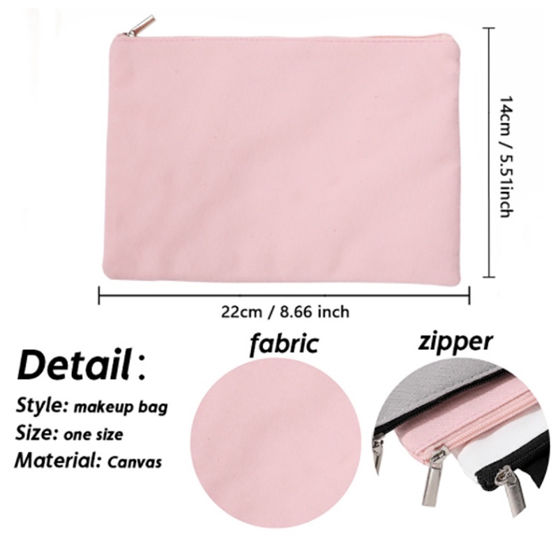 Túi Vải canvas Đựng Bút Chì In Chữ teacher life Dùng Khi Đi Du Lịch