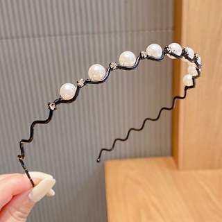 Bờm cài tóc lượn sóng đính đá